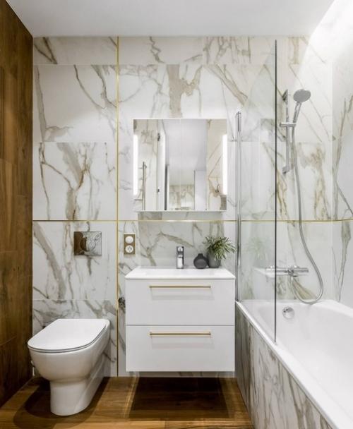 Подборка Мраморные ванные комнаты. 02
