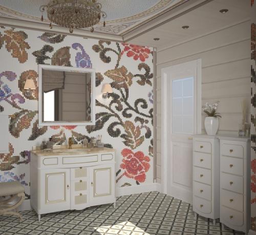 Тот же, мой проект загородного дома, который я делала для пожилой пары - ванная на втором этаже. 03