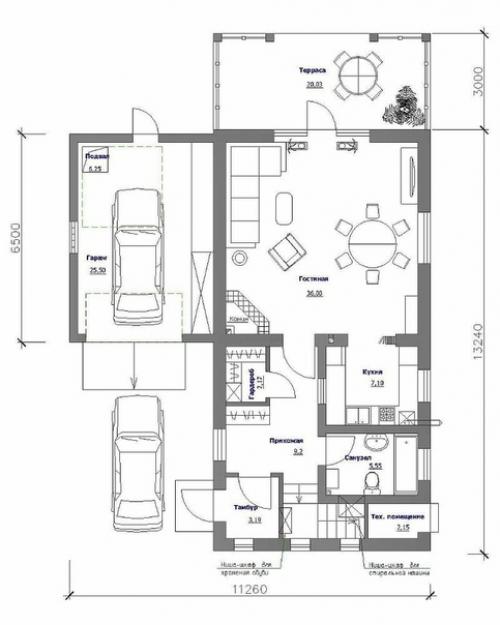 Проект загородного дома. 04