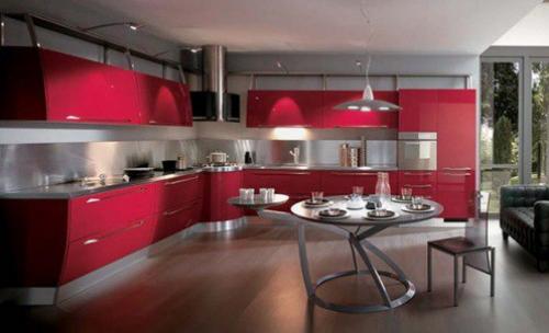 Совмещенная с гостиной кухня: идеи дизайна. 09