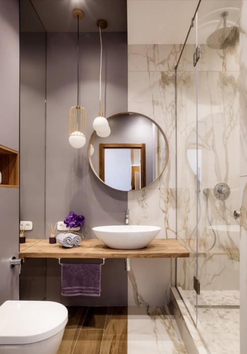 Подборка Мраморные ванные комнаты. 05