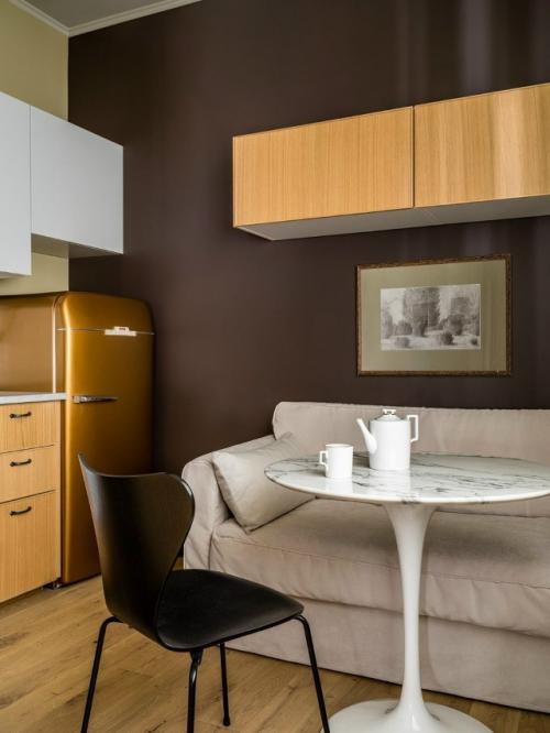 Квартира в доме 1929 года в Москве получила новое дыхание благодаря дизайнеру Анне шевченко. 05