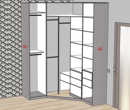 Что делать, если квартира маленькая, а вы мечтаете о гардеробной комнате? 02