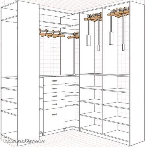 Гардеробные комнаты - дизайн проекты. 06 Гардеробные комнаты - дизайн проекты. 06
