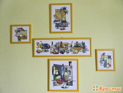 Советы по размещению вышитых картин в интерьер. 01