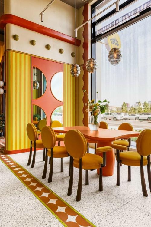 Кафе Roots в астане от студии Aidesign стало настоящим манифестом здорового и радостного образа жизни. 06