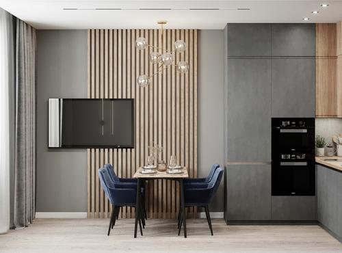 Интерьер 1-комнатной квартиры 34 кв. 01