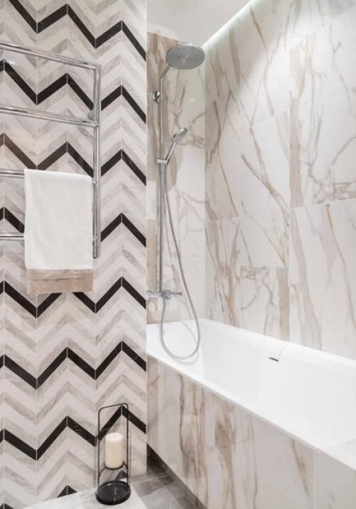 Подборка Мраморные ванные комнаты. 04