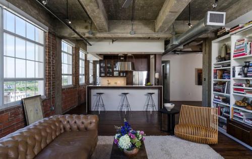 Индустриальный стиль в дизайне квартир. 06