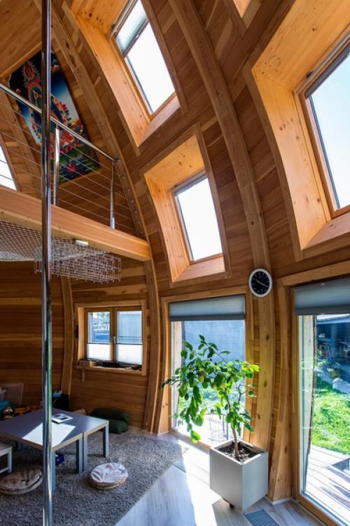 Купольный дом в малиновке: сферическая архитектура. 01