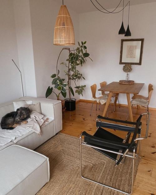 Красивый уютный дом, демонстрирующий правильное использование дерева и светлых и успокаивающих цветов в дизайне. 02