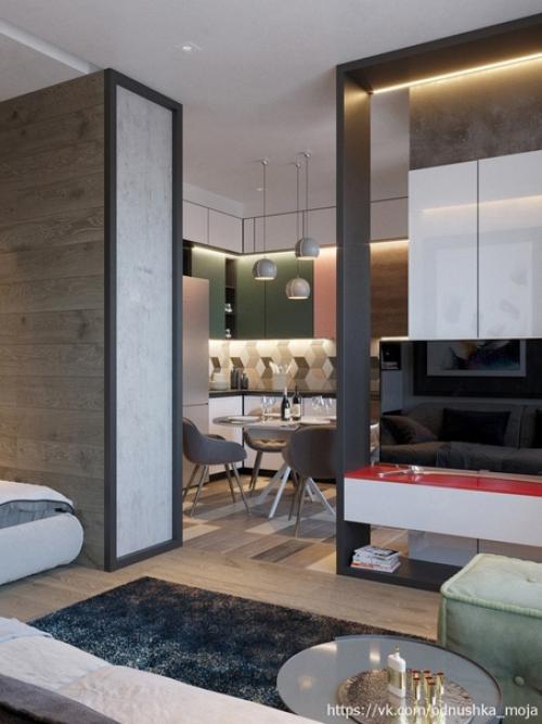 Дизайнер Павел Алексеев разработал проект квартиры площадью 38 кв. 04