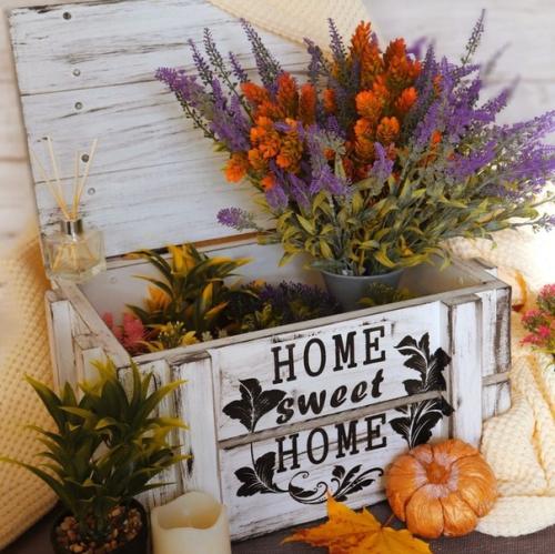 Искусственные цветы в интерьере. 08