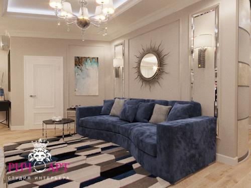 Прям из под пера дизайнера очередной проект квартиры 115 квадратов, г. Москва. 03