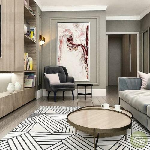 Мягкие сдержанные тона в интерьере хорошо подойдут людям у которых стремительный темп жизни. 04