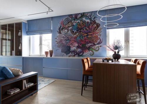 Волшебный интерьер двушки для девушки - студентки. 02