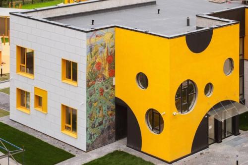 В мурино завepшилось строительство Сырного детского садика. 01