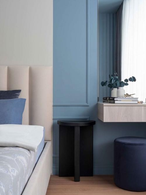 Дизайн однокомнатной квартиры в пастельных тонах. 04