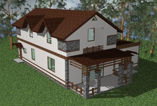 Проект загородного дома. 03