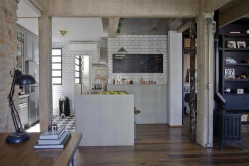 Квартира в лофтовом стиле в Сан-Паулу. 03