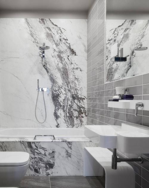Подборка Мраморные ванные комнаты. 03
