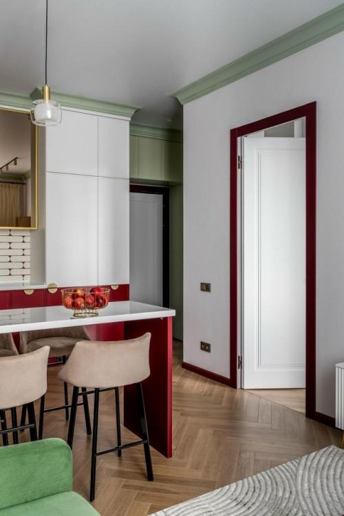 Светлый интерьер небольшой квартиры в Москве. 02