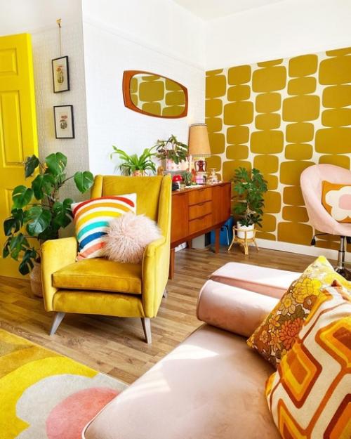 Попробуйте не зажмуриться, глядя на этот красочный интерьер! 05