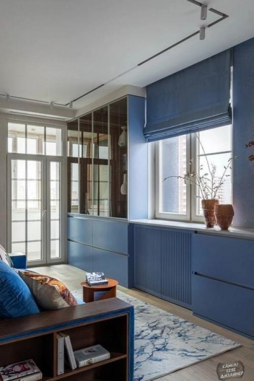 Волшебный интерьер двушки для девушки - студентки. 04