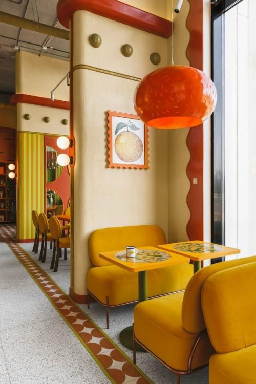 Кафе Roots в астане от студии Aidesign стало настоящим манифестом здорового и радостного образа жизни. 05