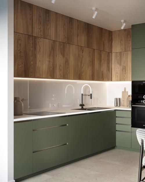 Дизайн современной кухни - гостиной. 04