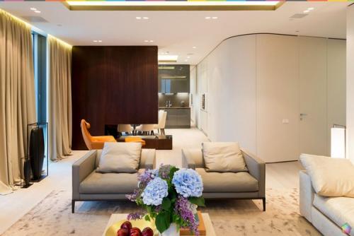 Интерьер квартиры на мосфильмовской от алексея Николашина. 04