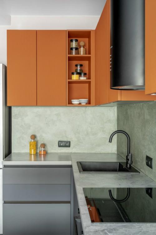 Интерьер однокомнатной квартиры 31, 6 м 2 в Подмосковье. 06