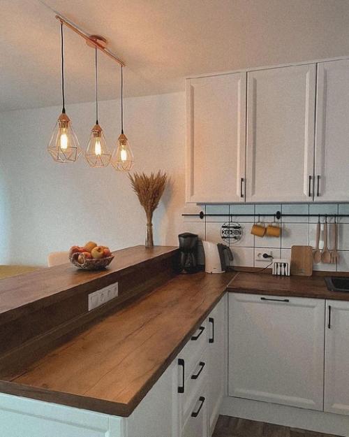 Недорогой ремонт кухни в скандинавском стиле. 01