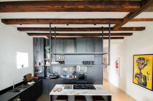 Квартира в стиле лофт в Амстердаме.

