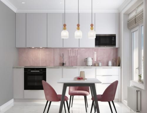 Проект небольшой уютной квартиры в новом ЖК кислород для дамы. 01