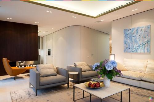 Интерьер квартиры на мосфильмовской от алексея Николашина. 01