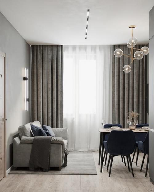 Интерьер 1-комнатной квартиры 34 кв. 03