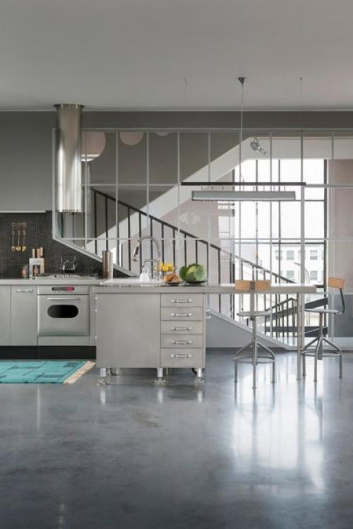 Лофт молодой семьи в Будапеште. 02