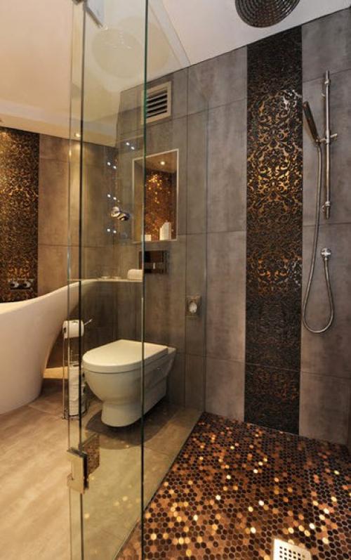 Мозаичная плитка в интерьере - фото. 05