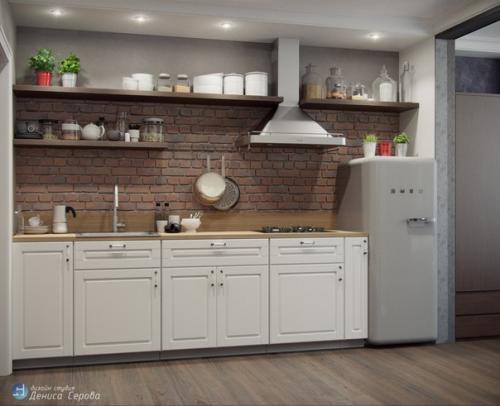 Проект квартиры - студии 30 кв. 01