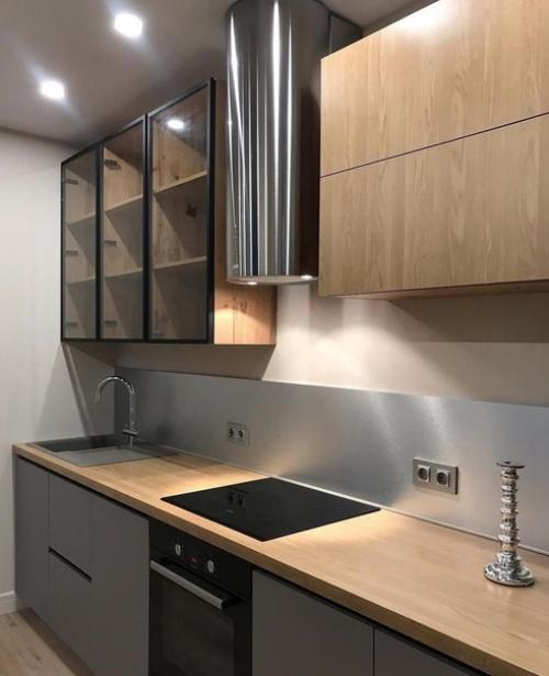 Интерьер кухни. Средней площади. 08