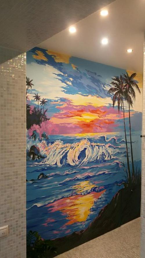 Акцентная стена в интерьере: идеи и решения. 02