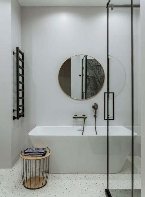 Пастельный интерьер с яркими акцентами. 08