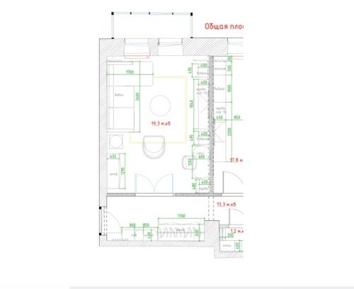 Сделали двушку в старом фонде. 07