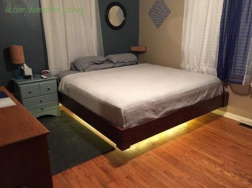 Парящая кровать своими руками. 06