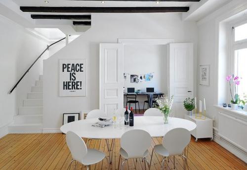 Дизайн интерьера апартаментов на чердаке дома. 04