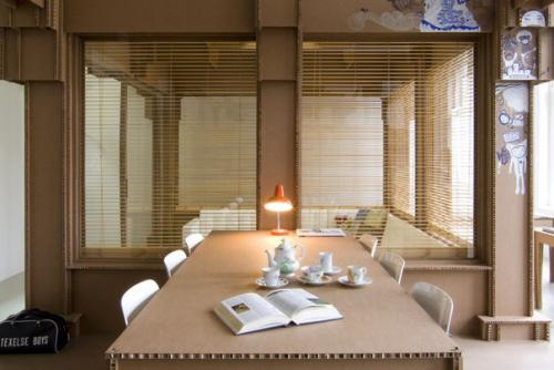 Картонный офис рекламного агентства Nothing из Амстердама! 03