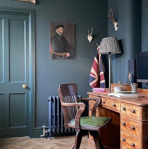 Старинный викторианский дом с элегантным классическим интерьером в сельской местности на юго-западе Англии. 04