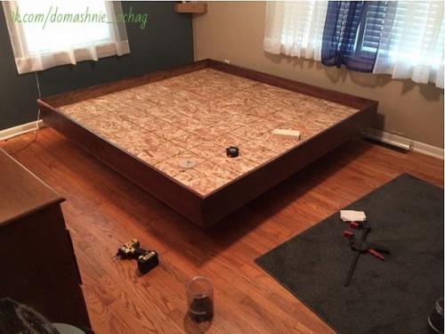 Парящая кровать своими руками. 04