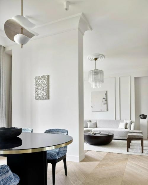 Реализованный интерьер квартиры для бизнес-леди в Москве. 01